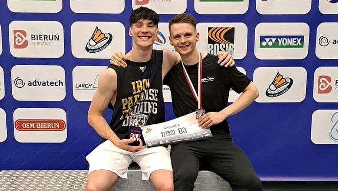 Badmintonista Ruchu Piotrków zdobył brązowy medal mistrzostw Polski