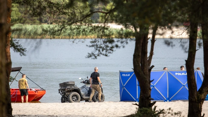 Tragiczny finał poszukiwań 15-letniego Kacpra nad Zalewem Sulejowskim ZDJĘCIA