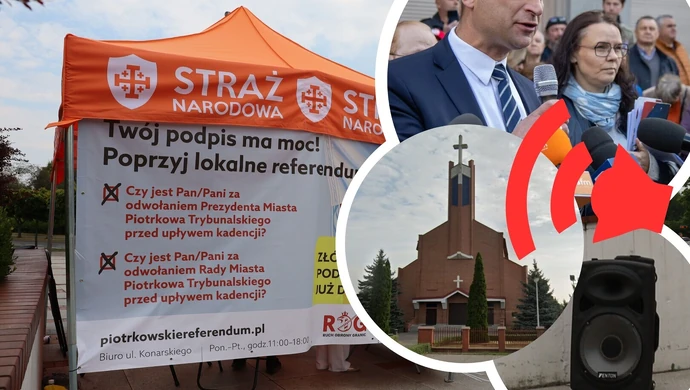 Grupa referendalna zakłóca spokój mieszkańców Piotrkowa? 