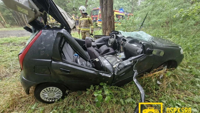 Wypadek w Cieszanowicach i kolizja trzech aut na Sulejowskiej