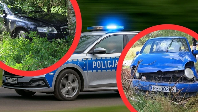 Policyjny pościg w gminie Wola Krzysztoporska. Była obława ZDJĘCIA