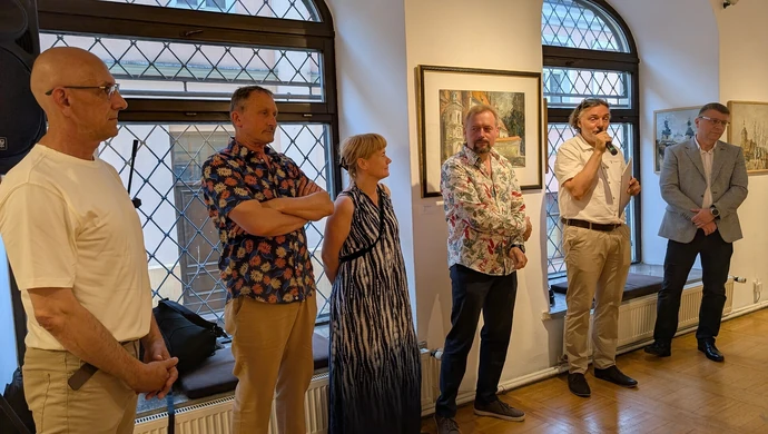 Wernisaż wystawy "Motywy Piotrkowskie" w ODA