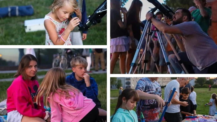 Noc Perseidów rozświetliła Piotrków ZDJĘCIA