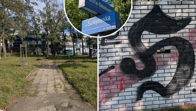 Stan skweru przy rondzie Sulejowskim i ul. Skłodowskiej pozostawia wiele do życzenia 