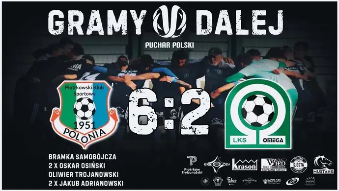 Polonia, Concordia i GUKS Gorzkowice w kolejnej rundzie Pucharu Polski