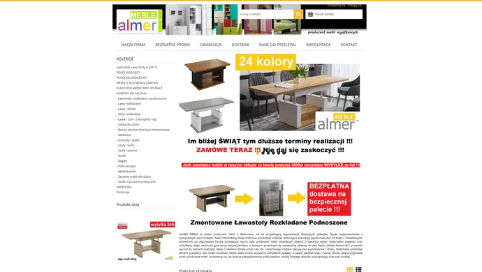 Dlaczego warto kupować w internetowym sklepie meblowym? 5 kluczowych zalet