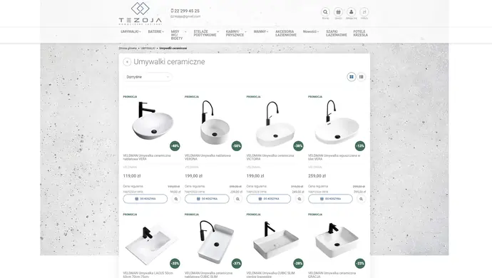 Umywalki ceramiczne - klasyka, która sprawdza się w każdej łazience