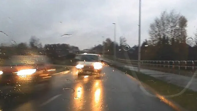  Szaleniec na drodze. O mały włos od tragedii