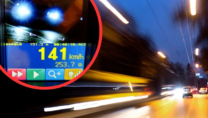 141 km/h po Sulejowskiej. 55-latek straci prawko na trzy miesiące