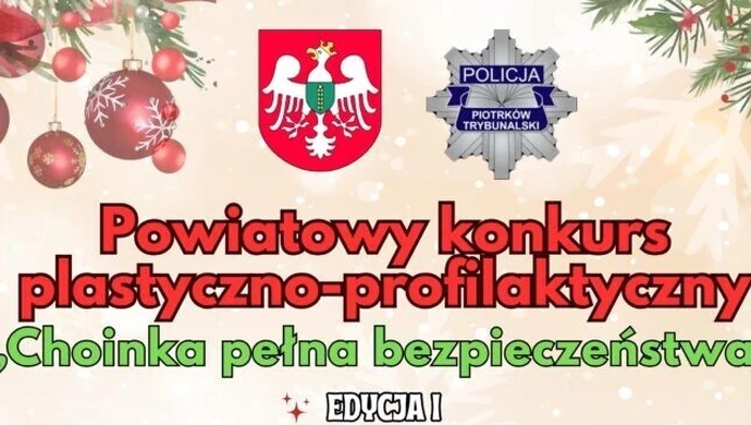 Bezpieczne święta oczami dzieci – powiatowy konkurs „Choinka pełna bezpieczeństwa”