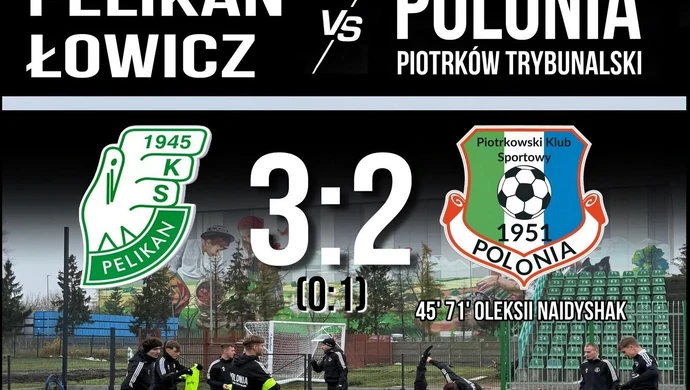 Porażka Polonii po wyrównanym meczu w Łowiczu