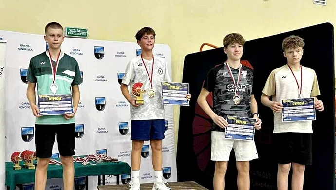 Fantastyczny wynik! Młodzi badmintoniści z trzema medalami w krajowym turnieju