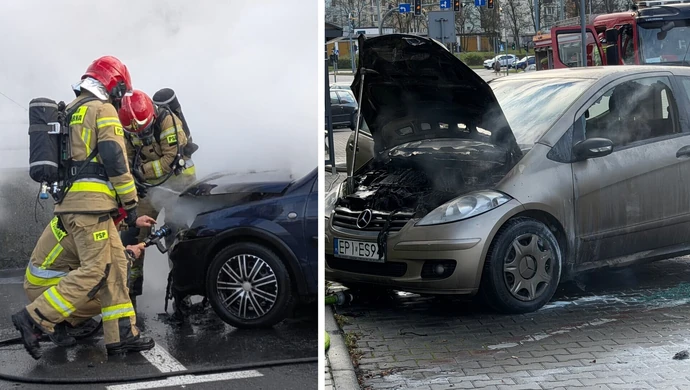 Trzy samochody płonęły w niemal tym samym czasie ZDJĘCIA