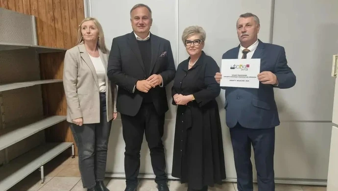 Łęki Szlacheckie: podsumowano projekt doposażenia kuchni w remizie OSP