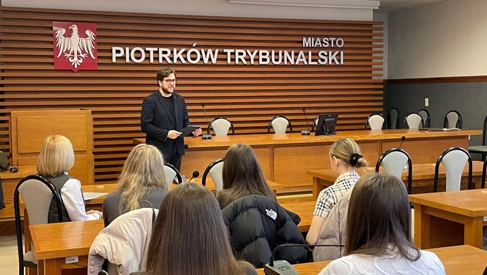 Lekcja o samorządzie w Urzędzie Miasta