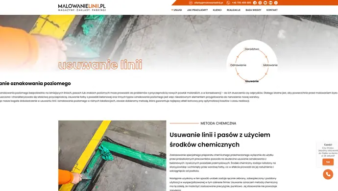 Skuteczne usuwanie oznakowania poziomego bez uszkadzania posadzki