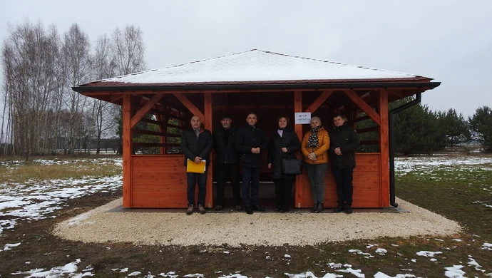 Nowa altana w Niewierszynie. Miejsce integracji lokalnej społeczności