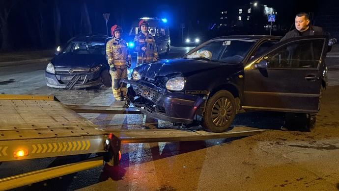 Wypadek na skrzyżowaniu Roosevelta i Glinianej