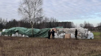 Przy ulicy Scaleniowej w Piotrkowie znaleziono podejrzane składowisko