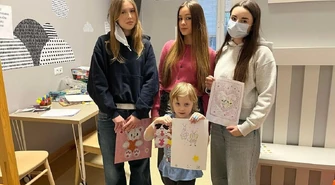 Trzy uczennice - wielkie serca. Projekt "Mali Wojownicy"