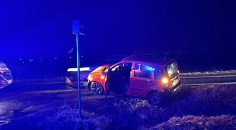 Zderzenie dwóch samochodów na skrzyżowaniu Moryca i DK91