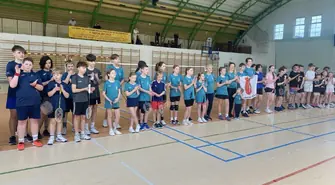 Wojewódzkie zawody  badmintona w Wolborzu