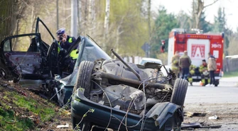 Nie żyje młody kierowca z niedzielnego wypadku