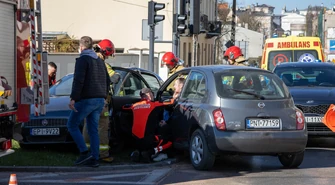 Dwa wypadki jednego dnia w jednym miejscu