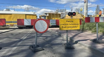 Zamknięcie przejazdu na ul. Rolniczej w Piotrkowie