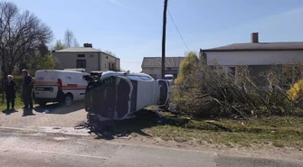 Groźny wypadek na Wojska Polskiego. Kierowca nie miał prawa jazdy