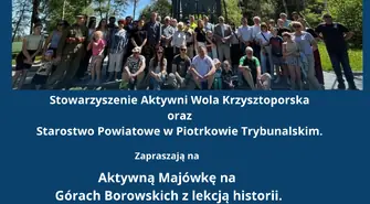 Aktywna Majówka na Górach Borowskich z lekcją historii