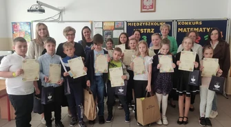  Międzyszkolny Konkurs Matematyczny w gminie Łęki Szlacheckie