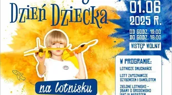 Odlotowy Dzień Dziecka  na lotnisku w Piotrkowie 