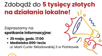 Ruszył nabór wniosków o mikrogranty dla Piotrkowa Trybunalskiego