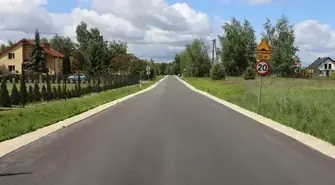 Droga Krężna – Kozierogi wyremontowana