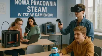 Trzy nowoczesne pracownie STEAM w ZSP w Kamieńsku