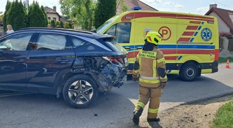 Wypadek drogowy w Witowie – kobieta trafiła do szpitala