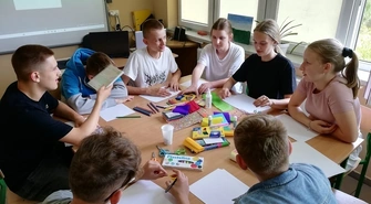 Na filmowym szlaku województwa łódzkiego - warsztaty animacji  w gminie Łęki Szlacheckie