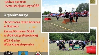 W niedzielę 15 czerwca zawody sportowo – pożarnicze w Bujnach