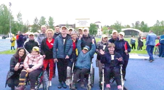 Uczestnicy Środowiskowego Domu Samopomocy w Dąbrówce na Wojewódzkiej Olimpiadzie Osób z Niepełnosprawnością Intelektualną