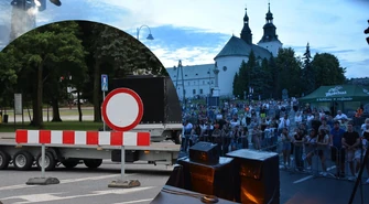 Scena na Dni Piotrkowa rośnie w oczach. Plac Kościuszki zablokowany