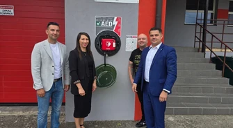  Drugi zewnętrzny AED w gminie Kamieńsk