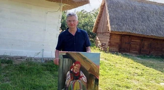 Plener malarski piotrkowskich artystów w Lipcach Reymontowskich