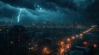 Uwaga Ostrzeżenie ! Deszcze i Burze!