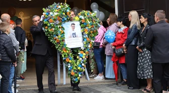 Setki osób pożegnały Patryka Wysmyka 