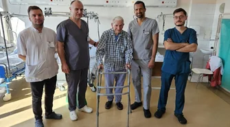 102-latek przeszedł operację biodra w szpitalu w Bełchatowie