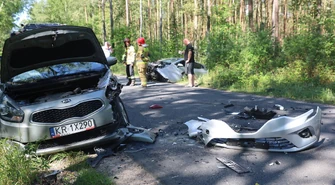 Wypadek na Wierzejskiej z udziałem 4 aut. Trzy osoby ranne ZDJĘCIA
