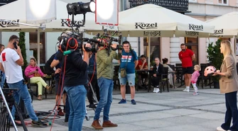 TVN „Uwaga!” na żywo z rynku w Piotrkowie ZDJĘCIA