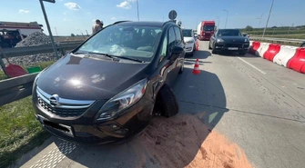 Dwa zdarzenia na remontowanej S8. Są duże utrudnienia