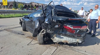 Groźny wypadek na S8 pod Piotrkowem. Lądował LPR ZDJĘCIA